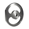 Grinder Plate with 1 Flat Edge for #22 Grinders, Butcher