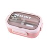 Ausenzup Stainless Steel Lunch Box, Portable Bento Box for Adults,