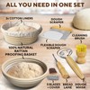 Complete Bread Proofing Baskets Set - Premium Quality Kit for