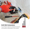6PCS Bit Extension Bars Hex Socket 6.35mm Extension Bit Holder