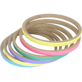 3314 pk6 5.5 Inch Chew Bagel Bonka Bird Toys Beak Feet Foraging Parrot Quaker African Grey Cockatoo