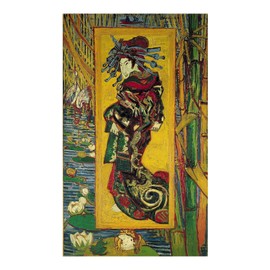 Spiffing Prints Vincent Van Gogh Japanese - Oiran (after Kesai Eisen), 1887 - Small - Semi Gloss - Framed