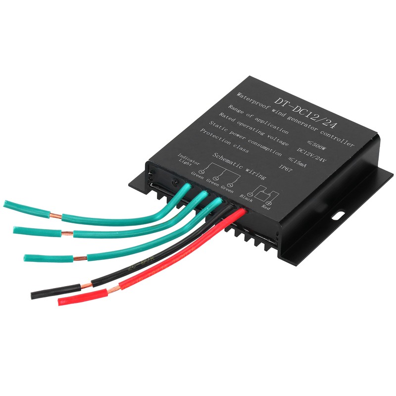 FO5-12/24V 500W Wind Turbine Generator Controller Waterproof Battery Charging Regulator