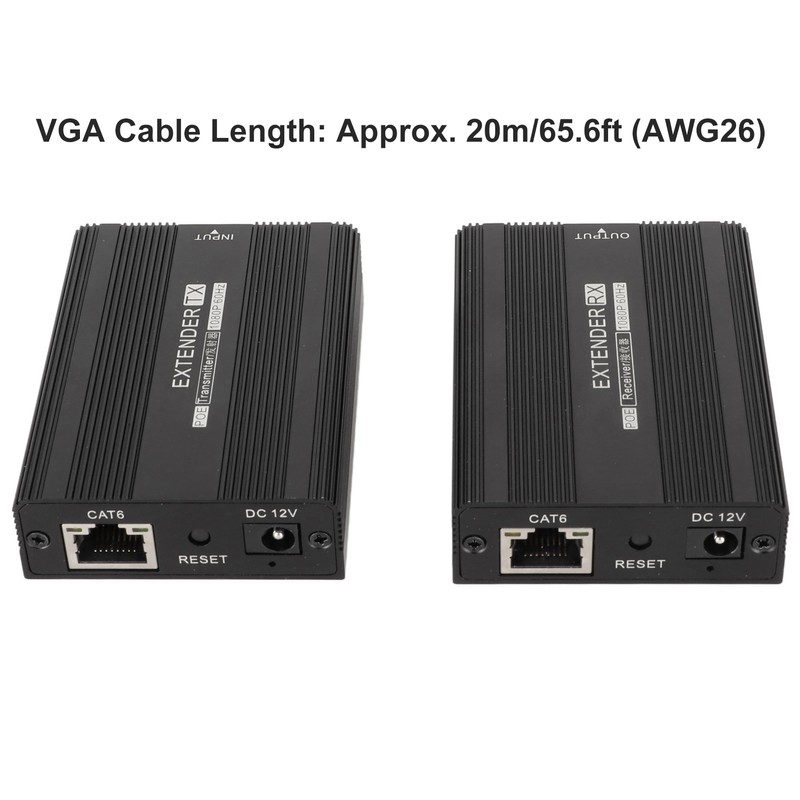 VGA Extender Multifunction Long Range 492.1ft 1080P 60HZ VGA Transmitter