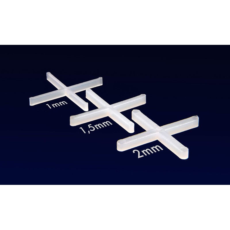 INTOX Tile Spacers 2.0 mm Pack of 200 White
