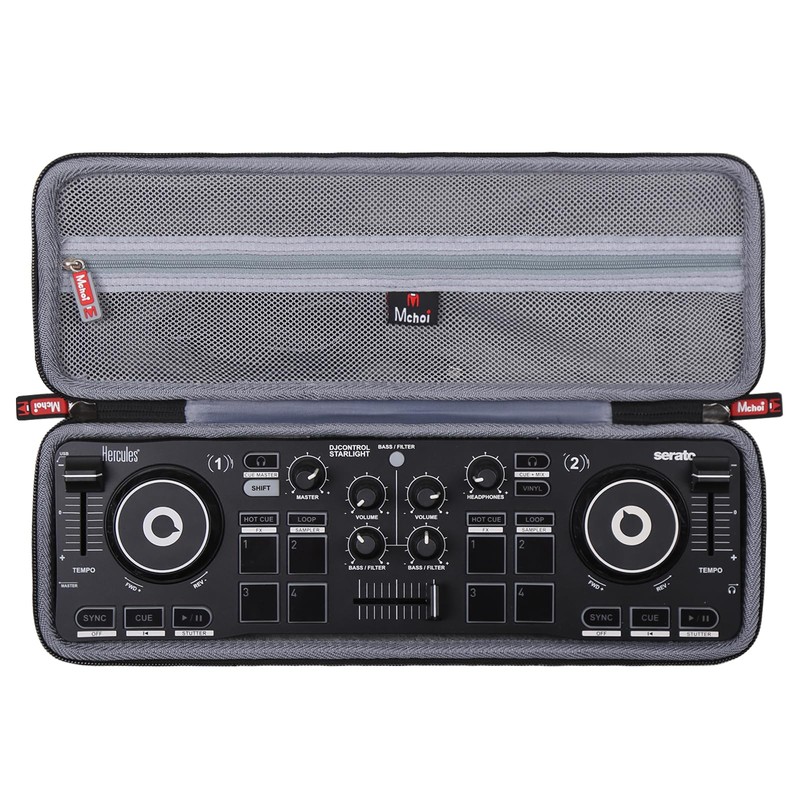 Mchoi Hard Portable Case Compatible with Hercules DJControl Starlight Pocket