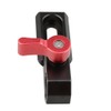 Camvate Nato Rail Single 15 mm Rod Clamp (Red)