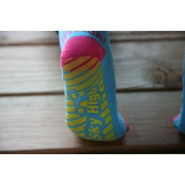 Sky High 20 Pairs Non-Slip Kid's Socks for Trampoline Gymnastics Yoga Karate - Children S