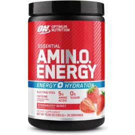 Optimum Nutrition Amino Energy Powder plus Hydration, with BCAA, Electrolytes, a