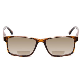 Calabria Polarized BiFocal Sunglasses +2.25 Tortoise Havana/Amber Brown Men Women Trendy Bi-Focal Sun Glasses Reader Fashion