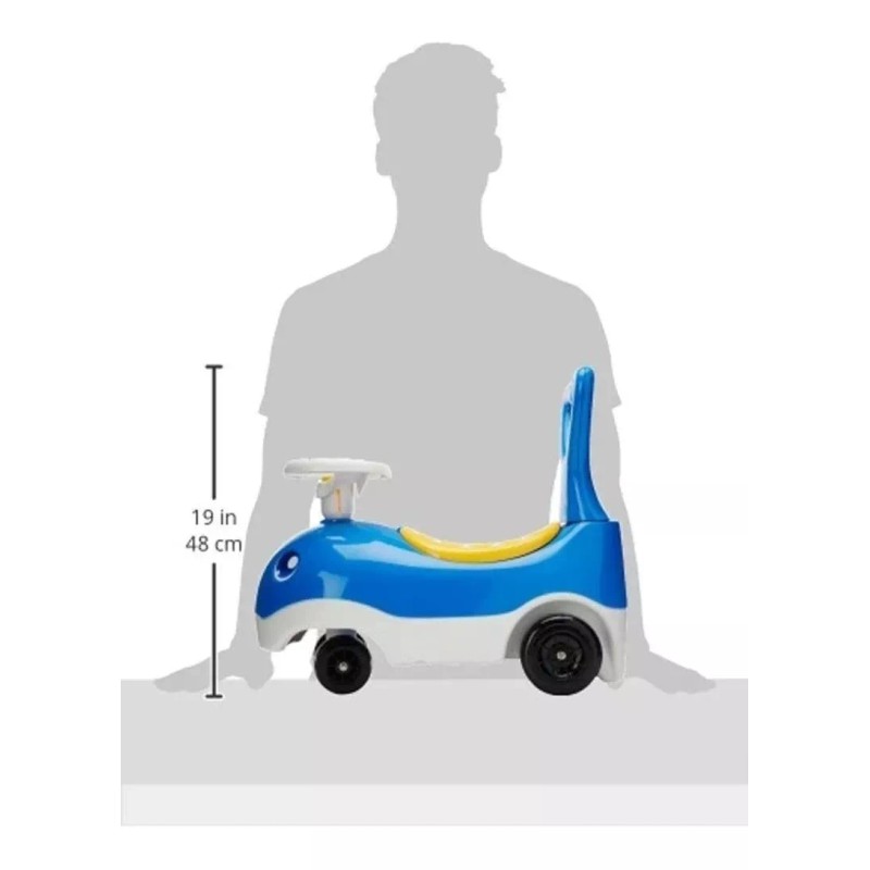 MyToy Carrito Montable Mytoy Ballena Compartimento Claxon