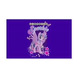 CafePress MLP Twilight Sparkle Wall Decal 20x12 Wall Decal, Vinyl Wall Peel, Reusable Wall Cling