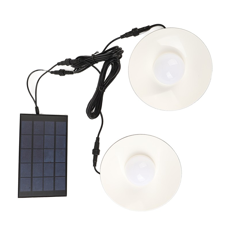 Outdoor Solar Lights IP65 Waterproof Energy Conservation 2 Headed Infrared