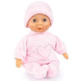 Bayer Design 92802AT My First Baby 28 cm, Baby Doll, Soft Body Doll with Sleeping Eyes, Very Handy, Cute Outfit, Pink