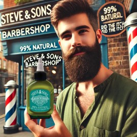 Charlie & Max Steve & Son's Barbershop Rid The Itch Beard Oil