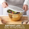 COOK WITH COLOR 18 Piece Mixing Bowls Set with Airtight