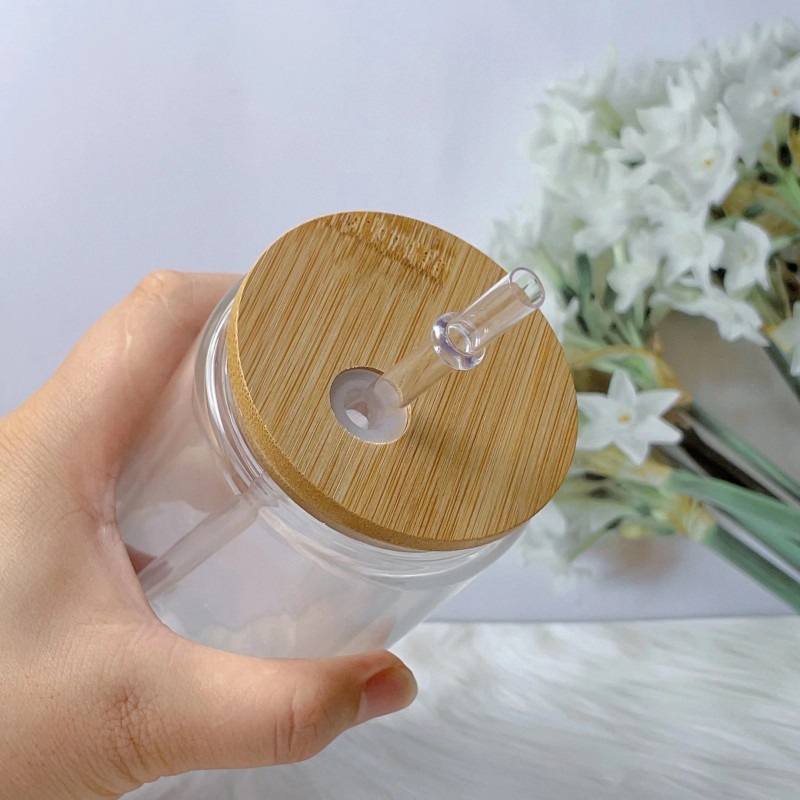 25pcs 16OZ 20OZ Double Wall Snow Globe Glass Sublimation Tumbler