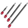 Drill Bit Extension Set 4Pcs, 1/4 Inch Hex Shank Magnetic