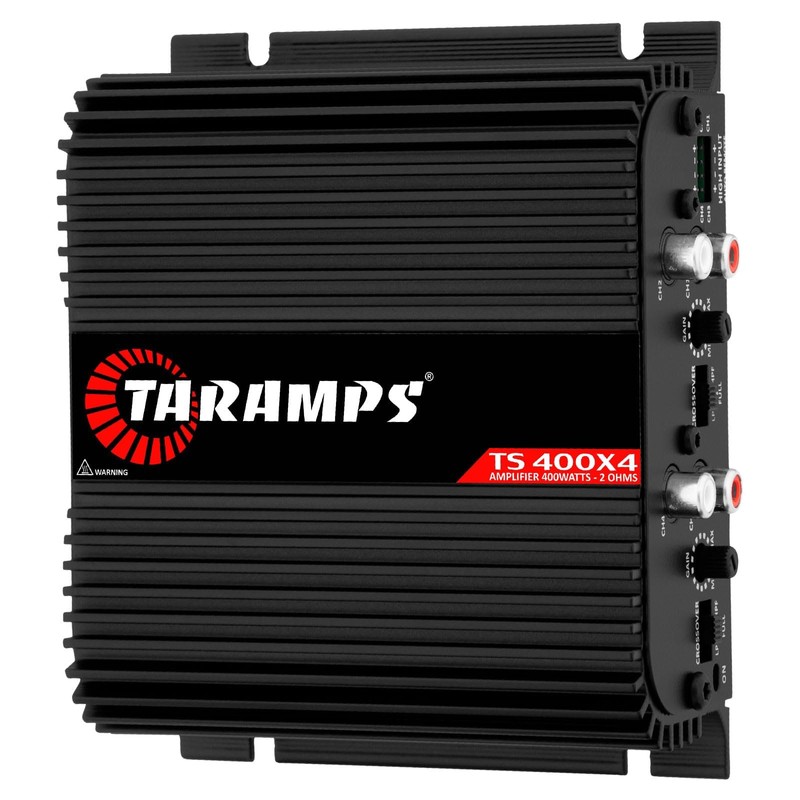 Taramps TS 400x4 Black Car Audio Amplifier - 400W RMS