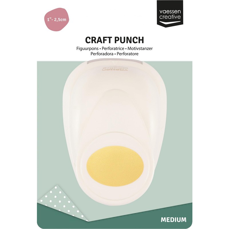 Vaessen Creative Craft Paper Punch - Oval - 1,8 x