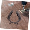 COOLHIYA 2pcs Support Hinge Chest Hinges Lid Support Stay Hinges