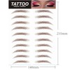 40 Pairs 6D Hair-Like Eyebrow Tattoo Stickers Waterproof Natural Fake