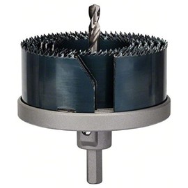 Bosch 2608584063 6-Piece Hole Cutter Set, Black/Grey, 46-81 mm