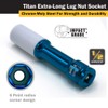 Titan 21117 1/2-Inch Drive x 17mm Non-marring Impact Extra-Long Lug