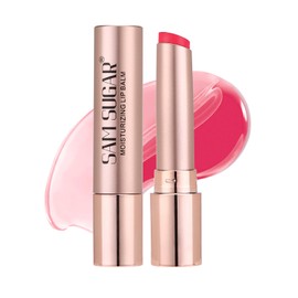 SAM SUGAR Tinted Lip Balm Hydrating SPF 50+ Sunscreen Lip Gloss Long lasting Moisturizing Lip Balm Dewy Shine Finish Honey Melting Lip （06#）