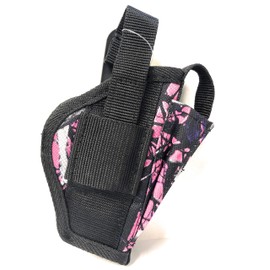 Pro-Tech Outdoors Muddy Girl Ladies Here's One Just for You. This Pink Camo Holster is a Belt and Clip on Holster, is for Right or Left Hand Use. This Pink Gun Holster Fits Ruger LC9 and LC380