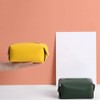 Green Leather Tissue Box Holder Rectangular Tissue Box Cover Dispenser