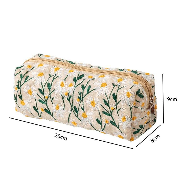 SSyang Pencil case with, beige, Casual, playful