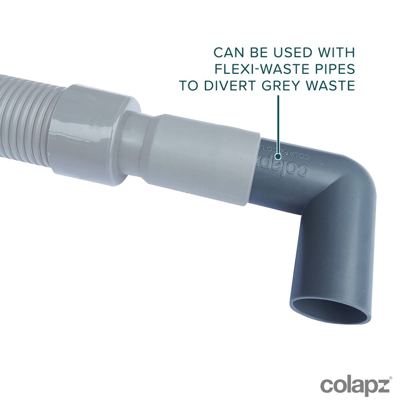 Colapz Caravan Accessories Flexible Extendable Caravan Waste Pipe System Folding,