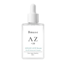 Kirei Delabo Bmuse Azelenic Acid Serum, Beauty Serum, 1.0 fl oz (30 ml), Azelenic Acid, 20% Azelenic Acid Derivative, Serum, Pores, Sebum, Glossy, Smooth, Made in Japan