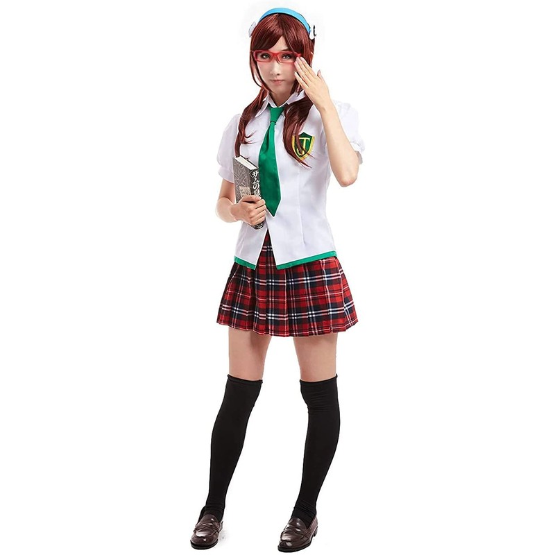 WELLERS Mari Makinami Uniform [Neon Genesis Evangelion] Cosplay Costume Set