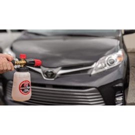 Wash Chems PRO-50 Touchless Car Wash Detergent Soap with Professional Foam Cannon (1 Gallon, 128 oz) No Brushing, Commercial Grade Auto Cleaner Great for Trucks & Tractors