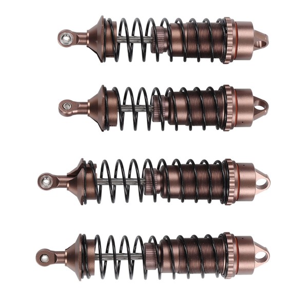 Shock Absorber, Improves Stability High-Strength 4-Piece RC Shock Absorber Front