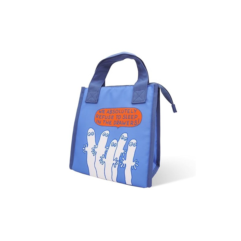 Ms Trade MOOMIN Nyoro Triangle Gusset Cooler Bag, Lunch Bag,