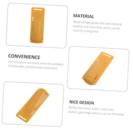BESPORTBLE 3pcs Shoe Deodorizer Box Portable Odor Absorber for Sneakers Boots and Gym Bags Yellow Lemon Scent Freshness for Shoes and Odor Elimination