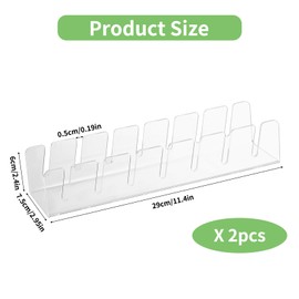 Pack of 2 Acrylic Cap Holder, Baseball Cap Organiser, Baseball Cap Storage Shelf, Caps Organiser Cupboard, Hat Stand for Bedroom, Wardrobes, Dressers Walls, Holds 14 Baseball Caps