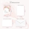 Floral Save The Date Cards for Weddings Invitations with Envelopes