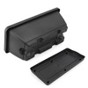 LEXININ 6 Pack 14 Inch Black Plastic Rectangular Window Planter