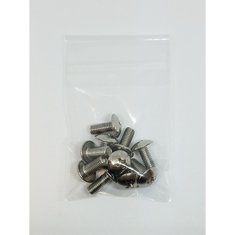 [M5x12] Stainless Steel Truss Head Machine Screws (10 pcs)