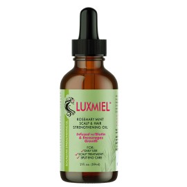 LUXMIEL Rosemary Oil for Hair Growth Organic, 100% Pure Organic Rosemary Mint