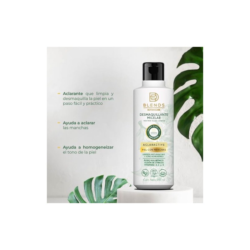 Blends Botanicare Desmaquillante Micelar Aclarante 350ml