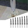 Aracombie 17pcs Self Centering Drill Bit Set for Metal Woodworking,