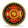 Thin Red Line Fire Department Challenge Coin Gift Firefighters Fireman