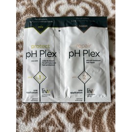 LIW pH Plex 1 protect & 2 repair - Hair Care Set for Protection & Repair with Color,