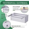 Pool Fountain, LONGRUNNEW Transparent Acrylic Pool Waterfall Spillway, 11.8 Inches