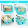 Silicone Freezer Tray with Lid 4 Pack Silicone Freezer Molds